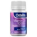 Ostelin Vitamin D3 for Keeping Bones and Muscle Healthy and Strong - Boost Your Immune System - 1000IU - 1 Daily Supplement - 60 Capsules