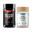 Snap Supplements Nitric Oxide Booster + Men's Daily Multi Vitamin Bundle, 90 + 60 Capsules