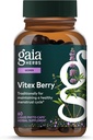 Gaia Herbs Vitex Berry - Kadınlarda Hormon Dengesi ve Fertness - 60 Vegan Sıvı Phyto-Capsules (30-Day Supply)