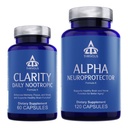 Thrivous Clarity & Alpha Stack – Nootropic Bundle for Memory, Focus, Mood & Brain Health – 180 Vegan Capsules