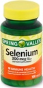 Selenium 200 mcg, 100 Count + VSL Sticker.