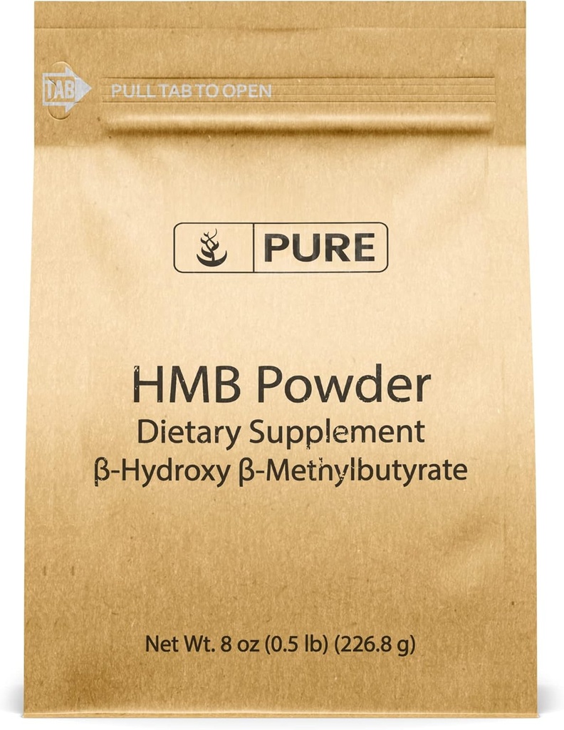 Saf Orijinal Malzemeler HMB (8oz) Non-GMO, Gluten-Free, Lab-TY