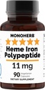 Iron Heme Polypeptide 11 mg - 90 κάψουλες χορτοφαγικών - Iron Supplement Complex