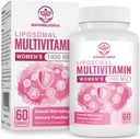 Kadınlar için Liposomal Multivitamin 1400MG - Kadınlar Günde Multi Vitaminler Demir, A vitamini, C, D, E ve B Kompleksi Immune Health, Hair & Skin Support for Women 18+,60 Vegan Capsules