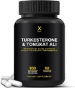 HUMANX Turkesterone & Tongkat Ali 900mg - Υποστηρίζει την ενέργεια, Stamina, και την αποκατάσταση των μυών και την ανάπτυξη - συμπλήρωμα Turkesterone - συμπλήρωμα Tongkat Ali - μακριά εκχύλισμα Jack (Eurycoma Longifolia)