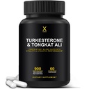 HUMANX Turkesterone & Tongkat Ali 900mg - Enerji, Stamina, ve Kas Kurtarma ve Büyüme - Turkesterone Supplement - Tongkat Ali Supplement - Long Jack Extract (Eurycoma Longifolia)