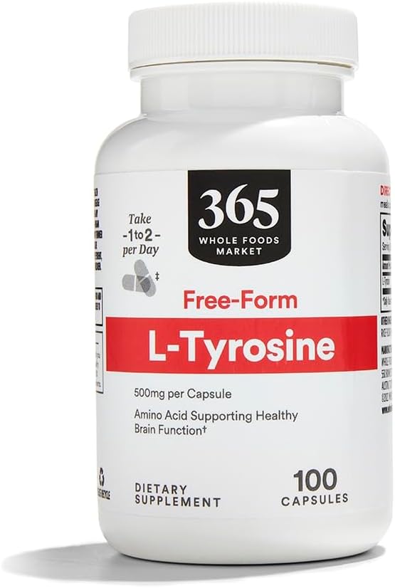 365 by Whole Foods Market, L Tyrosine 500Mg, 100 Capsules
