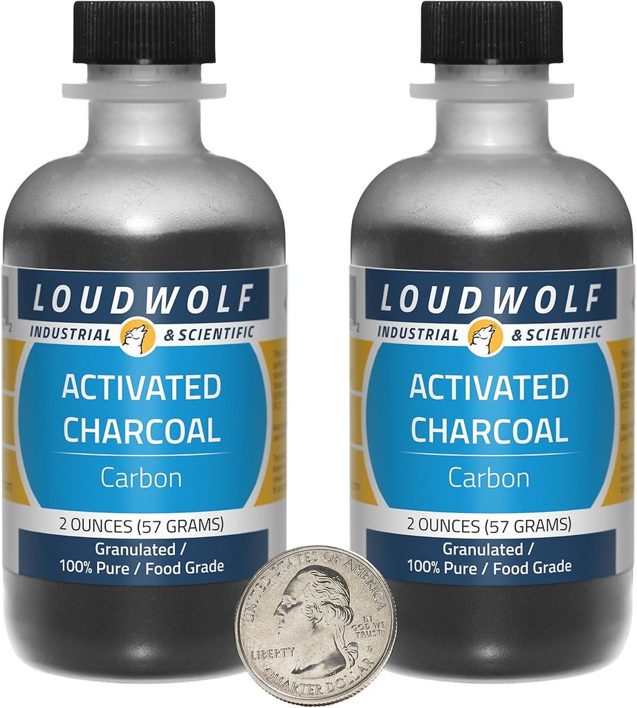 Aktif Charcoal/Fines / 4 Ounces /% 100 Pure/Food Grade/LSS ABD'NIN