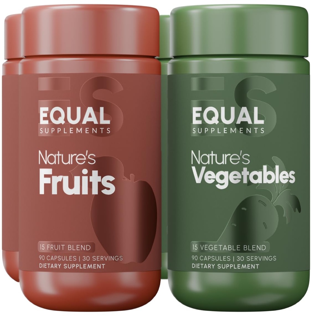 Fruits and Vegetables Capsules | 2 Month Supply | GMP Certified-Manufactured in US | Fruit and Veggies Supplement for Balance | of Nature, Fruit and Vegetable Capsule for Adults