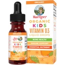 MaryRuth Organics USDA Organik Vitamin D3 Çocuklar için Sıvı Merdivenler | 640 IU Vitamin D3 Sürekli Çocuklar | Çocuklar Immune Support & Bone Health Supplement | 4-13 | 0,5oz | 30 Hizmet
