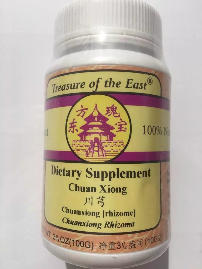 Treasure of The East, Chuanxiong Rhizome - Chuan Xiong (5:1 Concentrated Herbal Extract Granules, 100g)