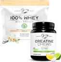 Μύες Feast Isolate + Creatine Candy Bundle: 1 Whey Protein Isolate (Vanilla, 5lb) + 1 Creatine Candy (Lemon Lime, 360) 