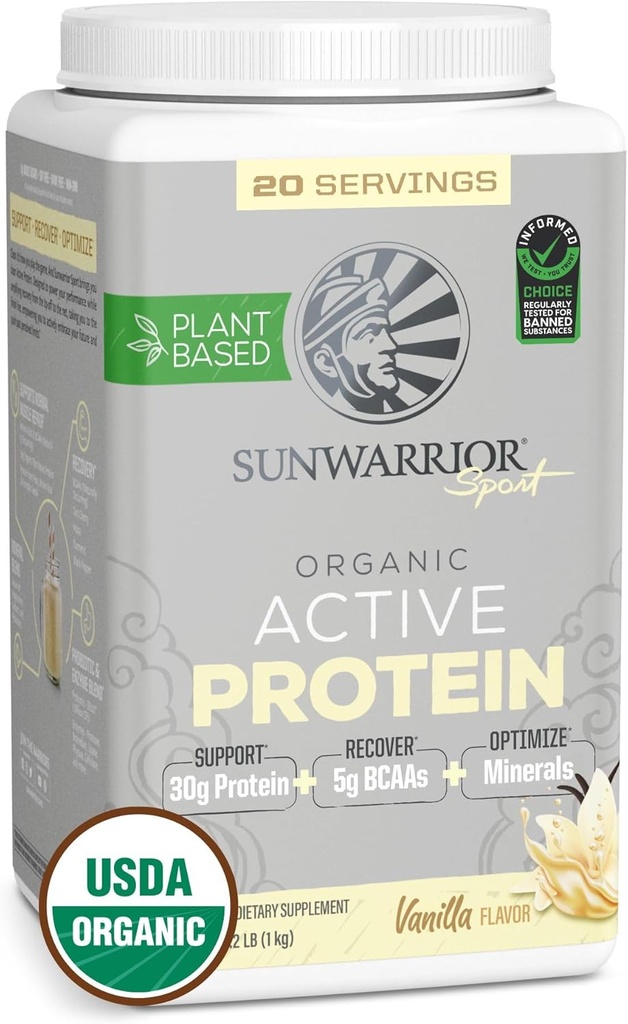 Sunwarrior Organic Plant Based Protein Powder 