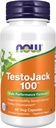 NOW Συμπληρώματα Τροφίμων, TestoJackTM 100 με LJ100®, ένα ισχυρό τυποποιημένο εκχύλισμα Tongkat Ali (Eurycoma longifolia), Tribulus και ZMA®, 60 κάψουλες Veg