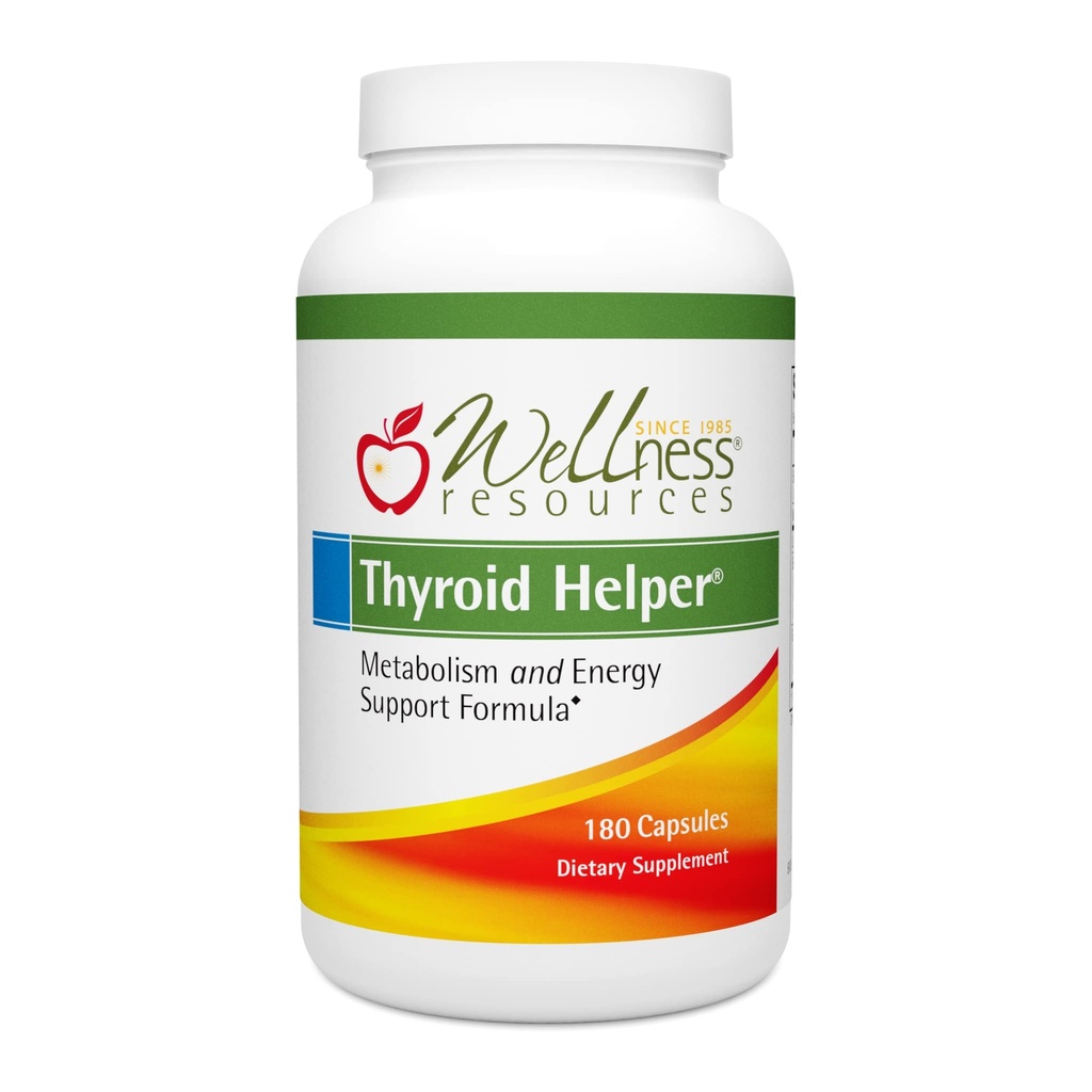 Wellness Kaynakları Tiroid Yardımcı - Metabolism için Doğal Supplement, Enerji, Tiroid Desteği (180 Capsules) ...