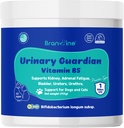 Köpekler ve Kediler için Urinary Guardian - Destekler Kidney, Adrenal Fatigue, Bladder, Urethers, Urethra, Vegan Bacon Flavor (117g) (Vitamin B5)