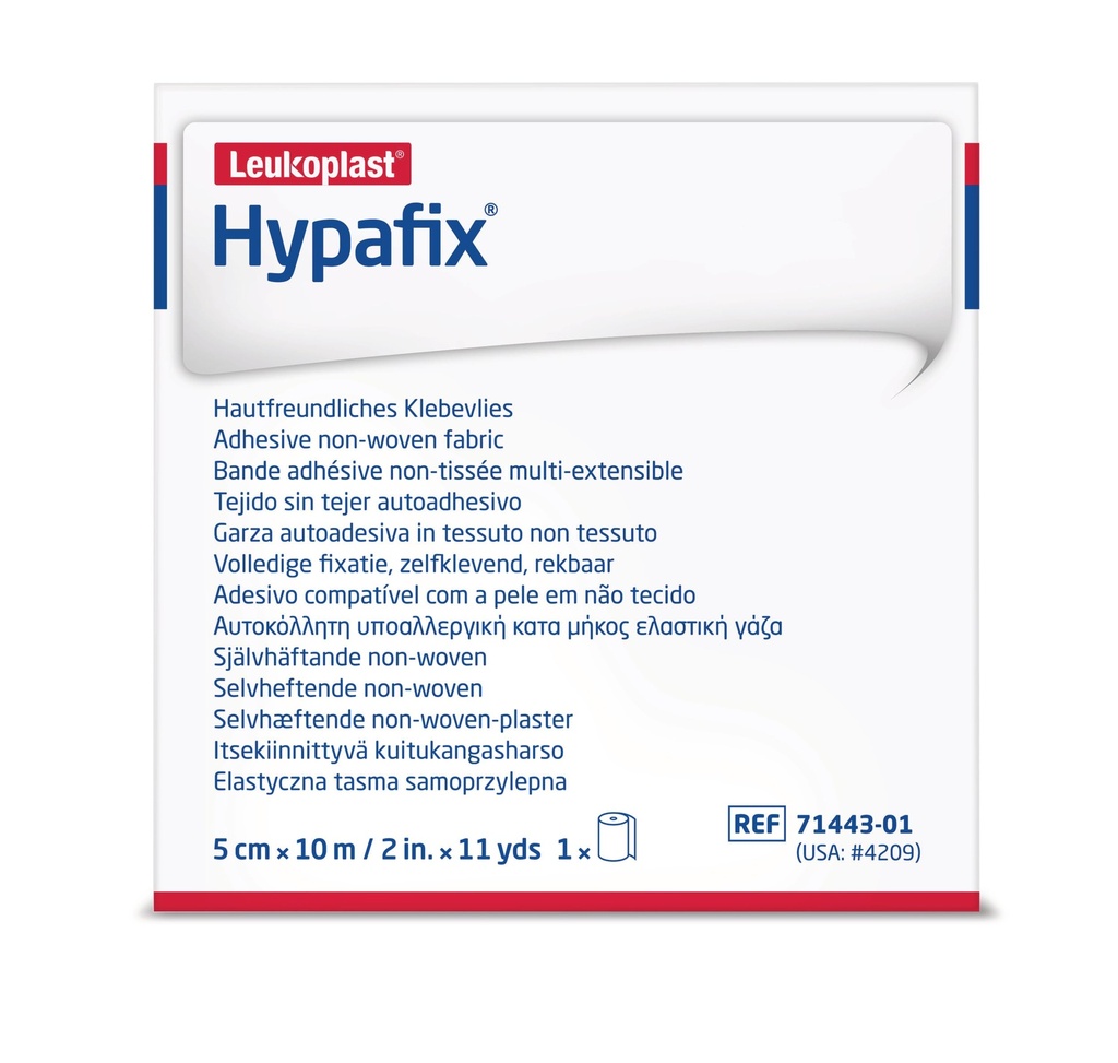 Hypafix Flexible Wide-Area Fixation - for Securing Devices and Wound Dressings - 2 in x 11 yds, 1 Roll
