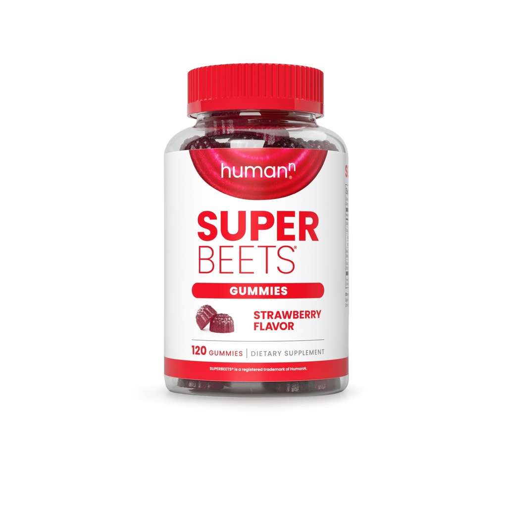 HumanN SuperBeets Strawberry Heart Gummies - Beetroot & Grape Tohumu