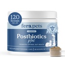 Fera Pets Postbiotics Plus Prebiotics for Dogs & Cats - με Slippery Elm - Προάγει την ιδανική Digestive Υγεία & Φλεγμονώδη Ανταπόκριση - Ενισχύει την Ανοσία - 120 Scoops