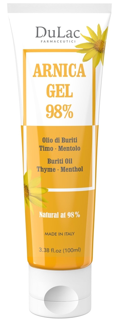 Dulàc - Arnica Gel για μελανιές και οίδημα 3.38 Fl Oz, 98% Arnica Montana Cream Extra Strength for Muscle and Joint Relief, Non-Grazy, Natural Formula, Cool Effect, Alcohol Free