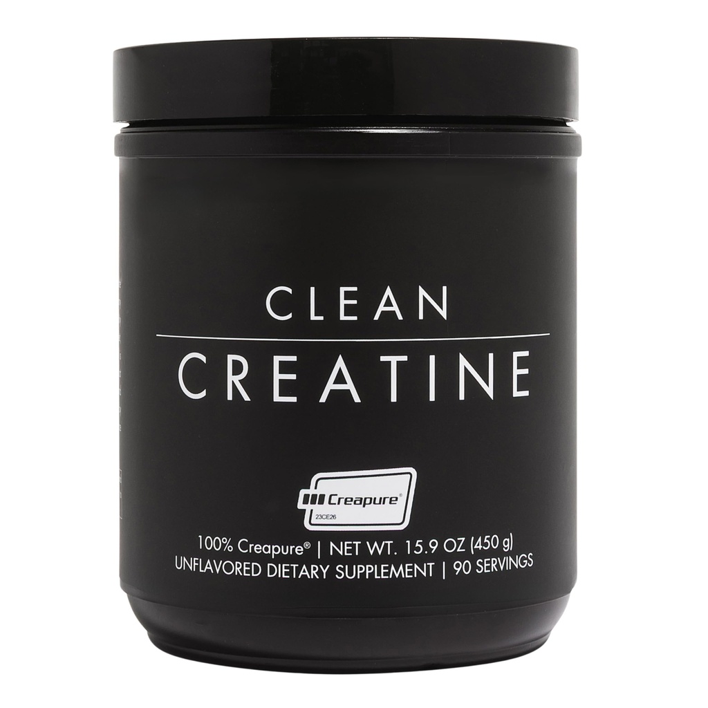 CLEAN Kretine - 100% Kre Health, Performans ve Bilişsel Destek | 3rd Parti NSF | 90 Servisler | Unflavored | Vegan, Keto ve Gluten-Free