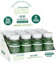 Chloroglow Chlorophyll Shots – Organik Plant-Based Green Apple Immune Support & Body Cleanse – Natural Supplement (12 Pack)