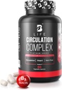 Amacher's Broom, Horse Chestnut, L-Arginine and Resveratrol, Circulation Kompleks | 180 Caps - 45 Days | Made in USA by B Life. (CirculationUSA)