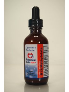 Liposomal Vitamin B-12 with L-5-mthf Professional Single Dosage Quanities of Methylfolate Liquid As Methylcobalamin and Natural (Non-hydrogenated) Phosphatidyl Choline Non GMO Non Soy, 2 Fl Oz
