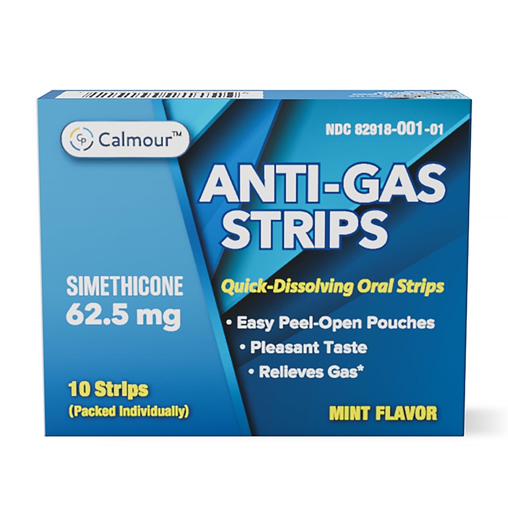 Anti Gas Relief 10 Strips | Mint Flavor Oral Dissolvable Anti Bloating Relief Strips | Yetişkinler için Hızlı Gaz Yardım | Kadınlar için Etkili Bloklama Yardım | Kadın için Etkili Bloklama | Simethicone Anti Bloating