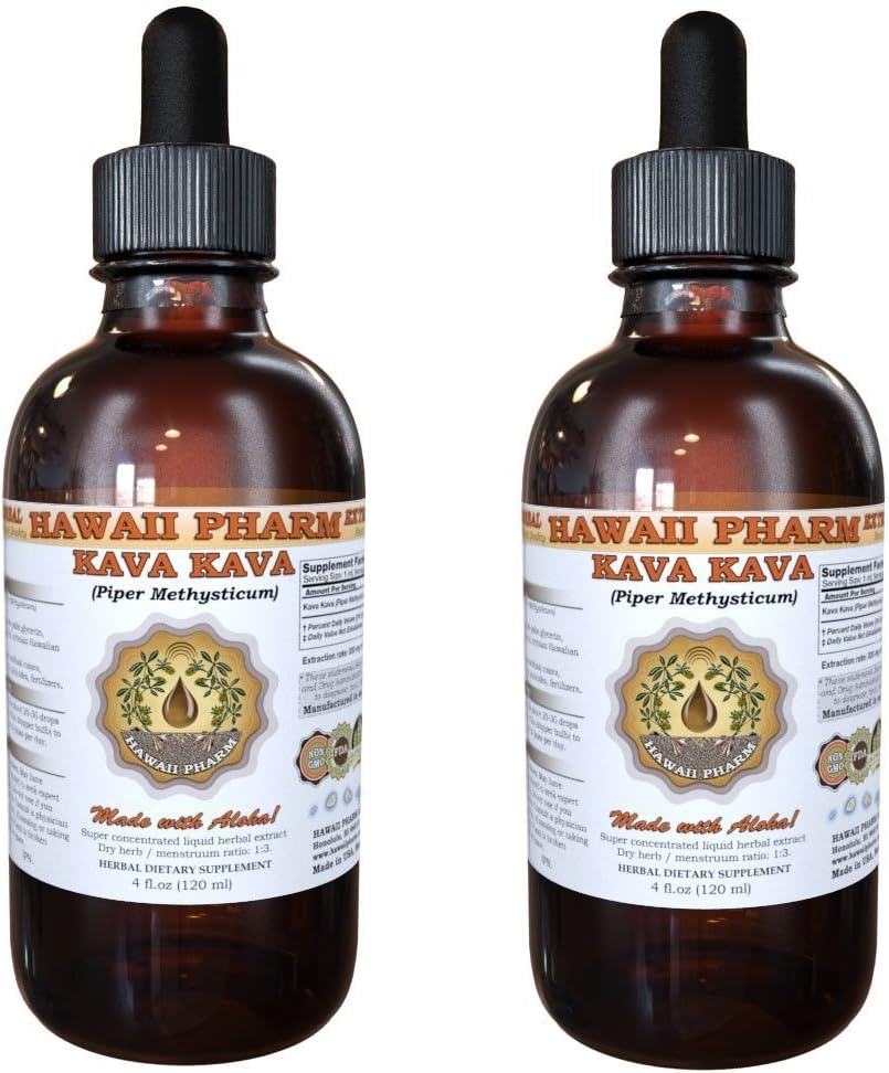 Hawaii Phar Kava Kava (Piper Methysticum) Sıvı Tür 2x4 oz