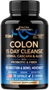 Kolon Cleanse - Kadınlar ve Erkekler için 15 Gün Temiz - Senna | Cascara | Garcinia Cambogia | Probiyotiks & Fiber - Digestion & Detox - Debloating & Bowel Hareketi - Natural & Vegan - ABD'de 30 Capsules