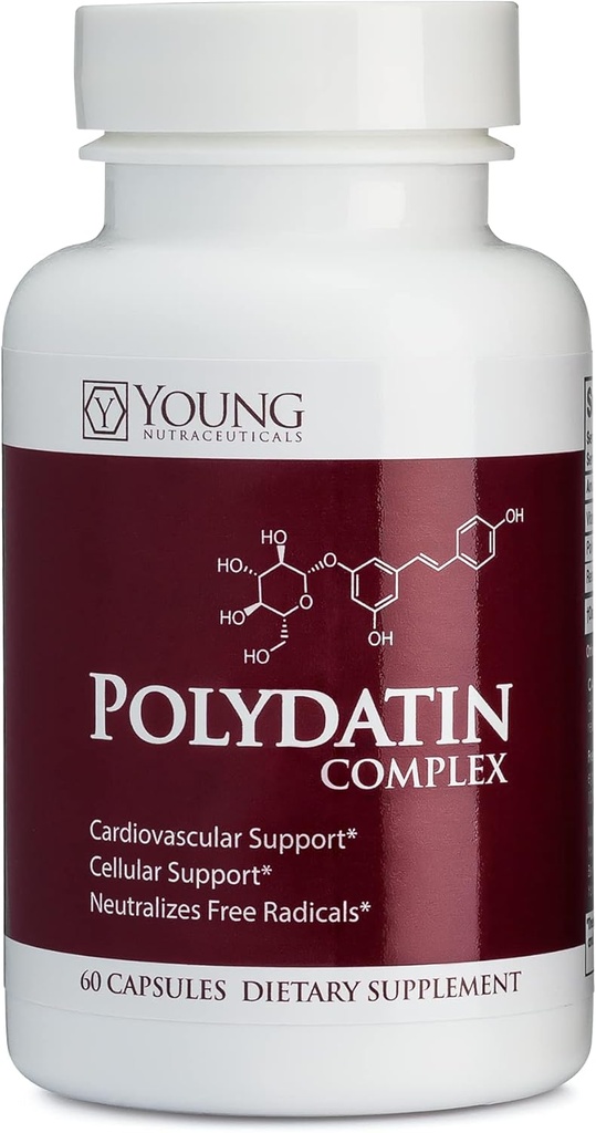 Mirica YoungNutra Polydatin Complex με ρεσβερατρόλη - Υψηλή απορρόφηση - 60 κάψουλες