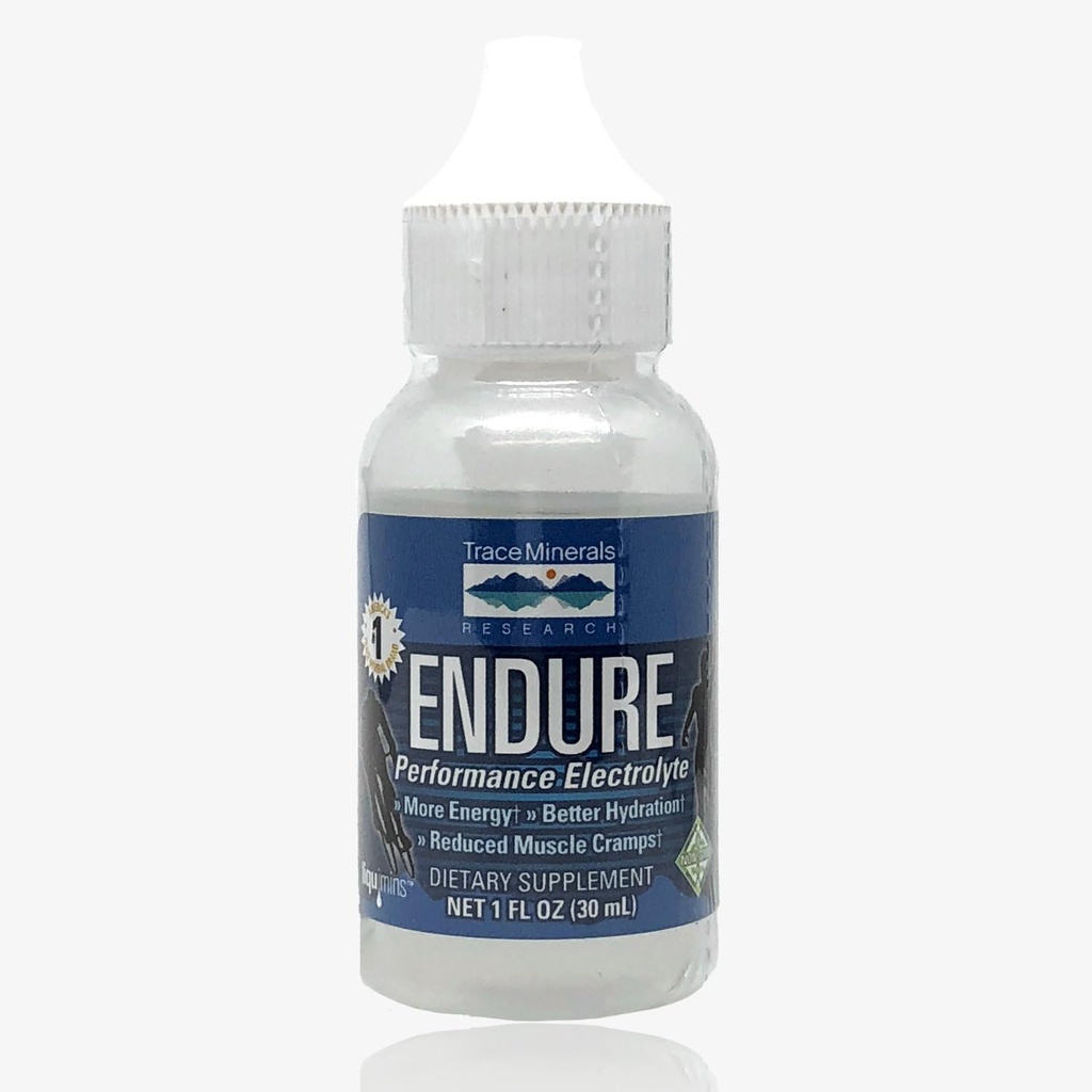 Trace Minerals Endure - Sıvı Mineral Aborpsiyon Desteği Supplement - Em Hydration & Sağlıklı Enerji - Magnezyum & Chloride ile Performans Destek - 1 fl oz (48 Hizmet)