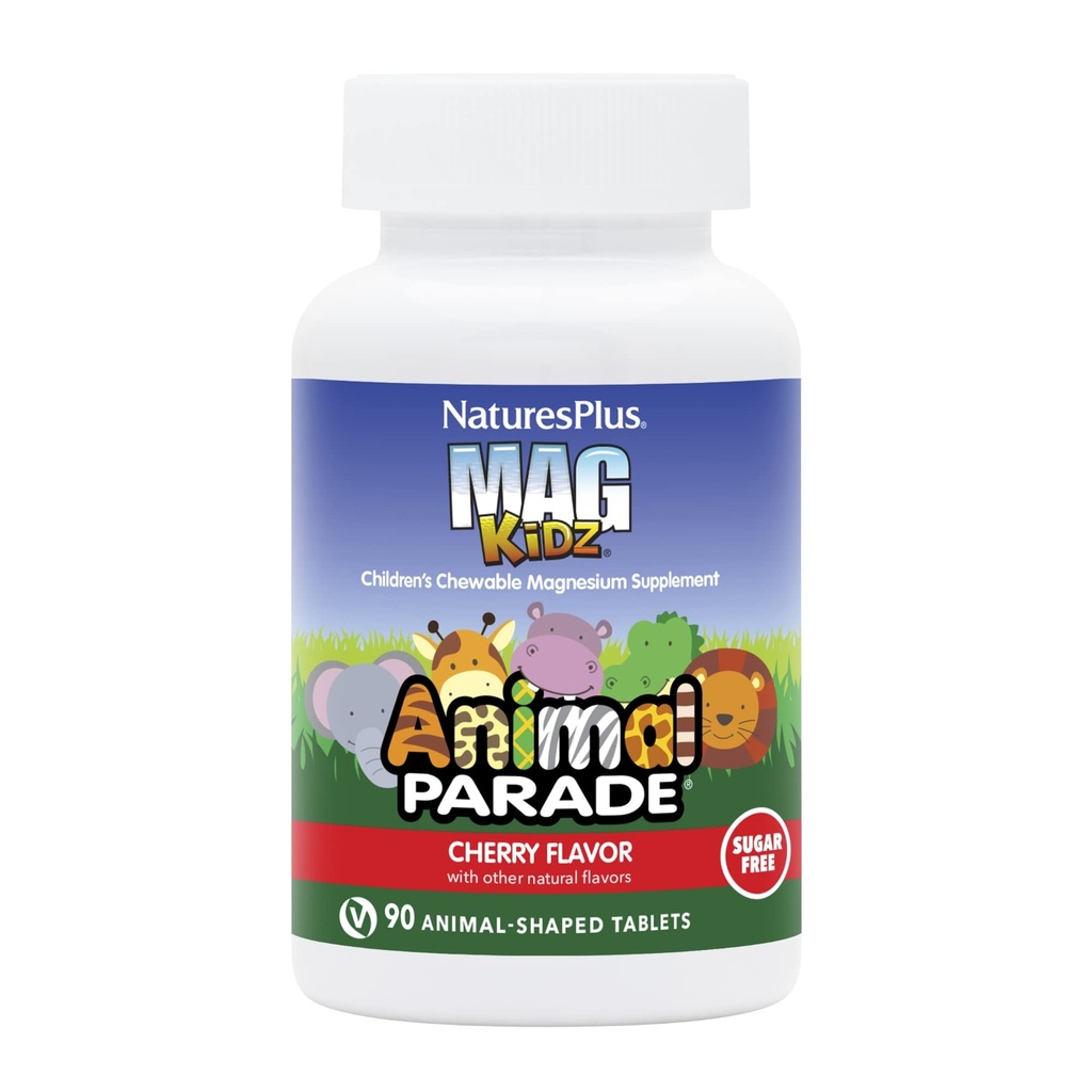 NATURES PLUS Animal Parade Kids Magnesium, 90 CT