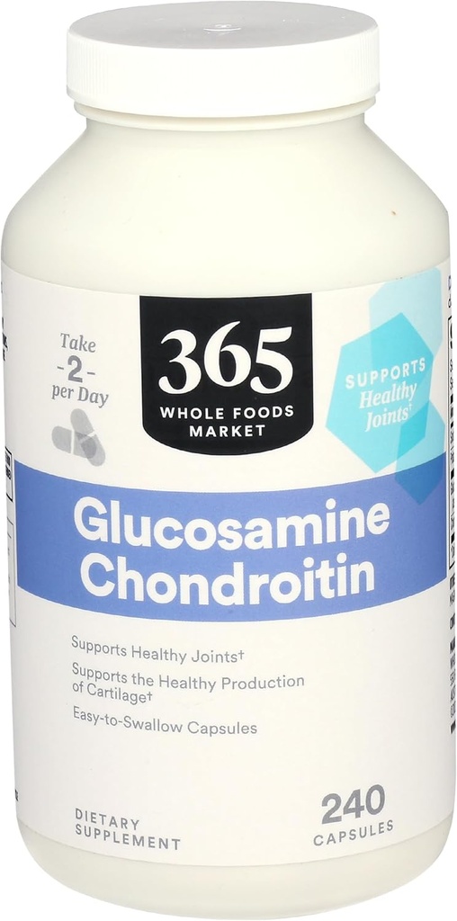 365 από το Whole Foods Market, Glucosamine Chondroitin, 240 Count