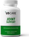 USCare Joint Support Supplement with Glucosamine, Turmeric, Boswellia, MSM ve More for Back, Dizs, Hands