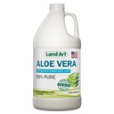 Land Art - Pure Aloe Vera Juice Unflavored – Cold-Processed - 99.7% Organik Aloe Vera İç Taze Texas Leaves - Digestive Health, Detox ve Natural Wellness - 64 fl ozzz