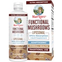MaryRuth Organics Mushroom, Mushroom Liquid Vitamin, Reishi Mushroom Supplement for Immune Support, Türkiye Tail Vitamini Stres Yardımı, Vegan, Non-GMO, Gluten Free, 15.22 Fl Oz