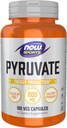 Şimdi Gıda Spor Beslenme, Pyruvate (Pyruvic Acid) 600 mg, Enerji Üretimi*, 100 Veg Capsules