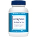 The Vitamin Shoppe Multivitamin + Gut Health a with Prebiotic, Probiotic, & Digestive Enzymes (60 Capsules)
