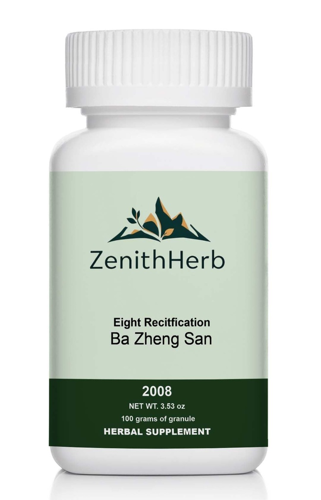 ZenithHerb-Eight Rectification/Ba Zheng San Herbal Supplement, 100 Grams Granule/Bottle