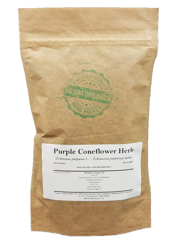 Herba Organica Purple Coneflower Herb - Echinacea purpurea L - Herbal Tea (100g)