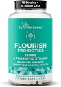 Flourish Probiyotiks + Prebiyotiks for Women – Gut ve Digestion, Urinary Tract, Download Bloating, Vaginal Health – 18 Klinik Olarak Proven Strains, 14 Milyar C –FU 30 Raf-Stable Mini Vegan Capsules