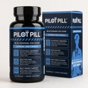 – Caffeine Free Premium Nootropic for Focus & Mental Clarity | Brain Support for Pilots, Long Duty Days & Shift Work | 60 Capsules