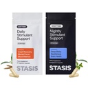 STASIS Daytime & Nighttime Supplement Refill Bundle, Morning & Evening Routine Support Capsules, 1 Month Supply