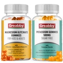 Potasyum Magnezyum Gummies, Pyum Klor 500 mg, Magnezyum Glycinate 300 mg, Aile Için Mineral Supplements