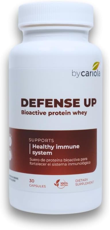 Savunma Immune System Support Supplement - Immunity Defense Branson - Biyoaktif Protein Whey Capsules - çinko - D Vitamini - Immunoglobulin - Doğal Formula - 30 Caps