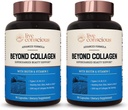 Kolajn Multi Collagen Capsules - Tip I, II, III, V & X | Hydrolyzed Mix with Biotin & Vitamin C for Hair, Skin, Nails 90 Capsules (2-Pack)