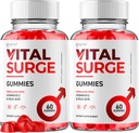 (2 Pack) Vital Cerrah Gummies, Resmi Vital Cerrahı Maksimum Güçlü 1000MG Gelişmiş Tamam Gummies, VitalSurge Mens Detox Supplement, Vitasurge Gomitas Chews with Natural Materialss (120 Gummies)