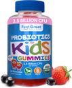 Büyük USDA Organik Çocuk Probiyotikleri Gummies | Digestive Health & Immune Support | Plant Based Probiyotik & Prebiyotik for Kids | Count 30 Count